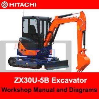 Hitachi ZX30U-5B Excavator Workshop Manual and Diagrams PDF Manual Download