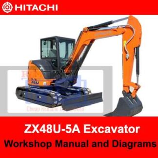Hitachi ZX48U-5A Excavator Workshop Manual and Diagrams PDF Manual Download