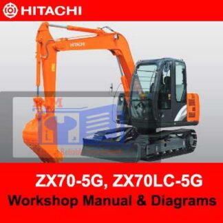 Hitachi ZX70-5G, ZX70LC-5G Workshop Manual and Diagrams PDF Manual Download