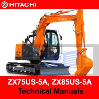 Hitachi ZX75US-5A, ZX85US-5A Technical Manuals PDF Manual Download