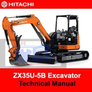 Hitachi ZX35U-5B Excavator Technical Manual PDF Manual Download