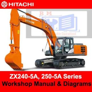 Hitachi ZX240-5A, ZX250-5A Serie Workshop Manual and Diagrams PDF Manual Download