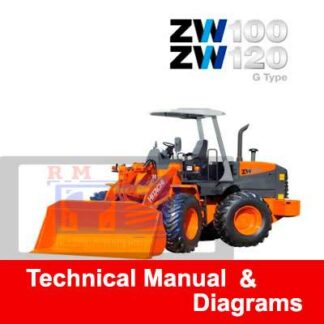 Hitachi ZW 100-120 G Wheel Loader Technical Manual and Diagrams PDF Manual Download