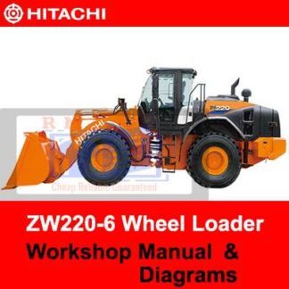 Hitachi ZW220-6 Wheel Loader Workshop Manual and Diagrams PDF Manual Download