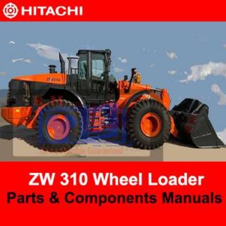Hitachi ZW310 Wheel Loader Parts and Components Manuals PDF Manual Download