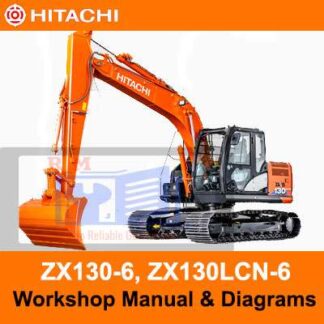Hitachi ZX130-6, ZX130LCN-6 Workshop Manual and Diagrams PDF Manual Download