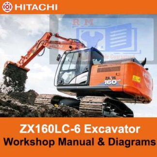 Hitachi ZX160LC-6 Workshop Manual and Diagrams PDF Manual Download