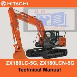 Hitachi ZX180LC-5G, ZX180LCN-5G Technical Manual PDF Manual Download