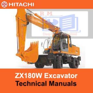 Hitachi Zaxis ZX180W Technical Manuals PDF Manual Download