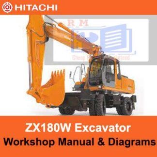 Hitachi Zaxis ZX180W Workshop Manual and Diagrams PDF Manual Download