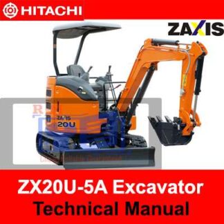 Hitachi ZX20U-5A Excavator Technical Manual PDF Manual Download