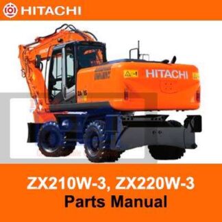 Hitachi Zaxis ZX210W-3 Parts Manual PDF Manual Download