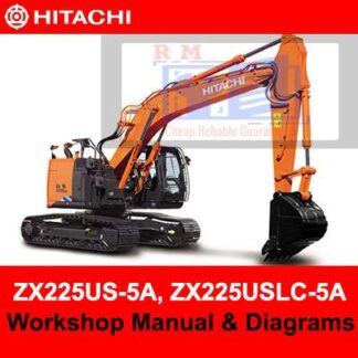 Hitachi ZX225US-5A, ZX225USLC-5A Workshop Manual and Diagrams PDF Manual Download