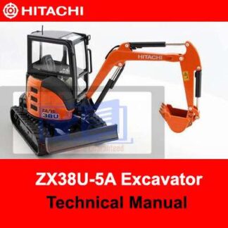 Hitachi ZX38U-5A Excavator Technical Manual PDF Manual Download
