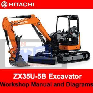 Hitachi ZX35U-5B Excavator Workshop Manual and Diagrams PDF Manual Download