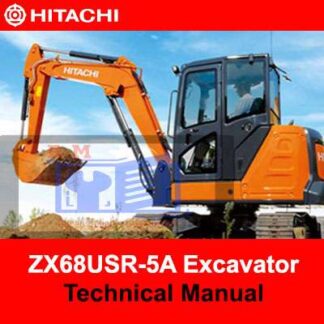 Hitachi ZX68USR-5A Excavator Technical Manual PDF Manual Download