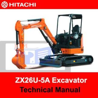 Hitachi ZX26U-5A Excavator Technical Manual PDF Manual Download